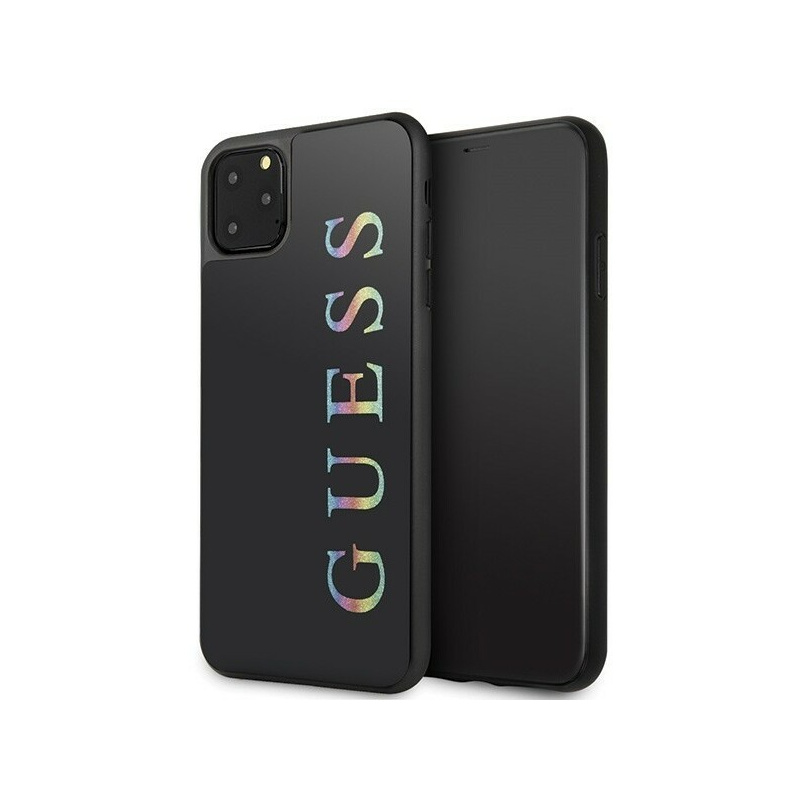 Guess Distributor - 3700740463512 - GUE268BLK - Guess GUHCN65LGMLBK iPhone 11 Pro Max /black hard case Glitter Logo - B2B homescreen