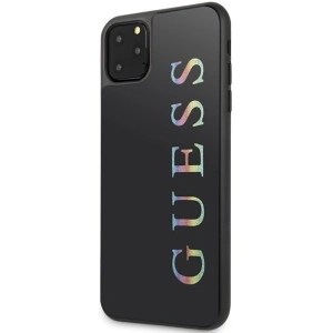 Hurtownia GSM - Etui Guess GUHCN65LGMLBK Apple iPhone 11 Pro Max czarny/black hard case Glitter Logo - GUE268BLK - {ean13} - Hurt