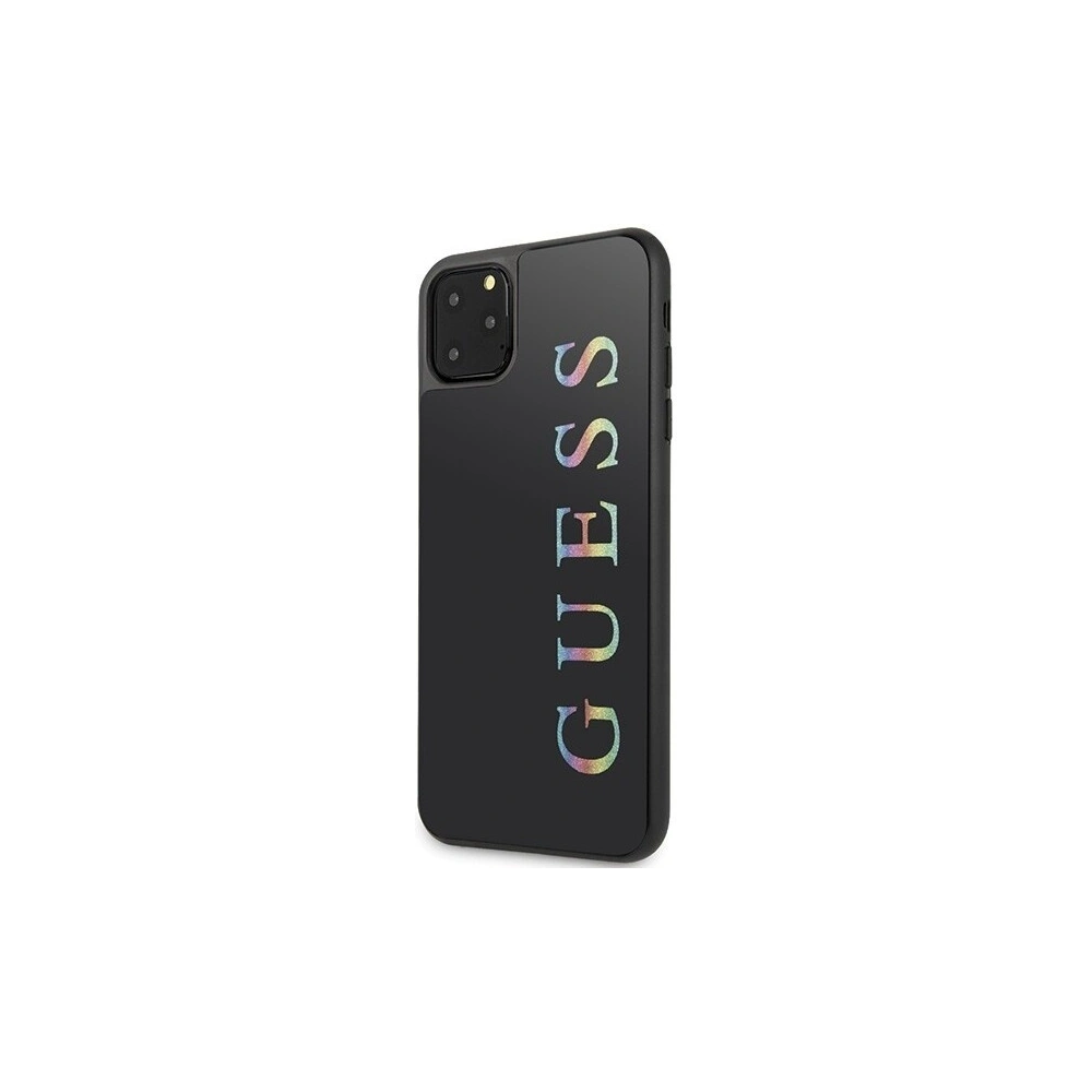 Hurtownia GSM - Etui Guess GUHCN65LGMLBK Apple iPhone 11 Pro Max czarny/black hard case Glitter Logo - GUE268BLK - {ean13} - Hurt