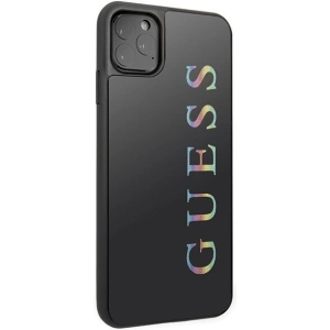 Hurtownia GSM - Etui Guess GUHCN65LGMLBK Apple iPhone 11 Pro Max schwarz/black hard case Glitter Logo - GUE268BLK - {ean13} - Hurt