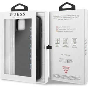 Hurtownia GSM - Etui Guess GUHCN65LGMLBK Apple iPhone 11 Pro Max schwarz/black hard case Glitter Logo - GUE268BLK - {ean13} - Hurt
