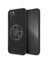 Guess GUHCN65LS4GBK iPhone 11 Pro Max black hard case Silicone 4G Tone On Tone