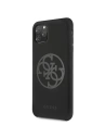 Wholesale Guess GUHCN65LS4GBK iPhone 11 Pro Max black hard case Silicone 4G Tone On Tone - GUE269BLK - {ean13} - Hurt