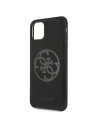 Wholesale Guess GUHCN65LS4GBK iPhone 11 Pro Max black hard case Silicone 4G Tone On Tone - GUE269BLK - {ean13} - Hurt