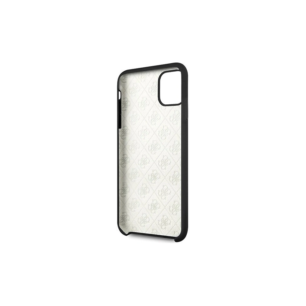 Hurtownia GSM - Etui Guess GUHCN65LS4GBK Apple iPhone 11 Pro Max schwarz/czarny Hartschale Silikon 4G Tone On Tone - GUE269BLK - {ean13} - Hurt