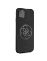 Wholesale Guess GUHCN65LS4GBK iPhone 11 Pro Max black hard case Silicone 4G Tone On Tone - GUE269BLK - {ean13} - Hurt