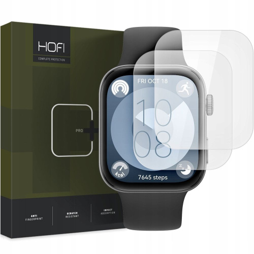 Hofi Distributor - 5906302309702 - HOFI501 - Hofi Hydroflex Pro+ Huawei Watch Fit 3 Clear [2 PACK] - B2B homescreen