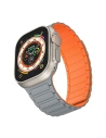 Hurtownia GSM - Pasek Tech-Protect IconBand Magnetic Apple Watch 4/5/6/7/8/9/SE/Ultra 42/44/45/49mm titán/narancs - THP2815 - {ean13} - Hurt