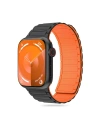 Pasek Tech-Protect IconBand Magnetic Apple Watch 4/5/6/7/8/9/SE/Ultra 42/44/45/49mm černý/oranžový