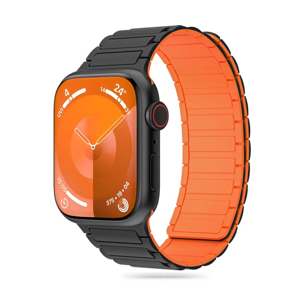 Wholesale Tech-Protect IconBand Magnetic Apple Watch 4/5/6/7/8/9/SE/Ultra 42/44/45/49mm black/orange - THP2817 - {ean13} - Hurt
