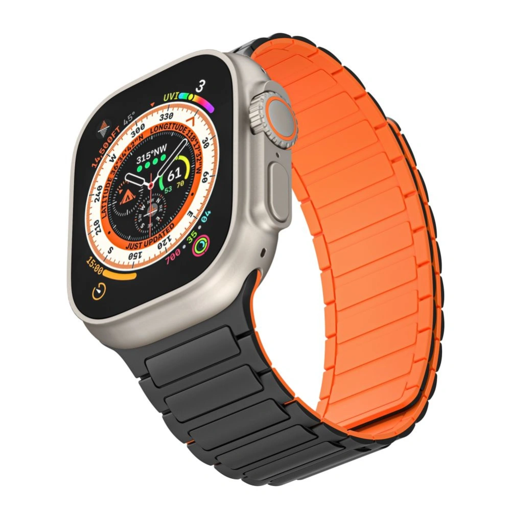 Wholesale Tech-Protect IconBand Magnetic Apple Watch 4/5/6/7/8/9/SE/Ultra 42/44/45/49mm black/orange - THP2817 - {ean13} - Hurt