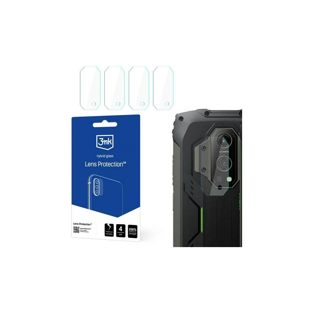 Hurtownia GSM - Szkło hybrydowe na obiektyw aparatu 3MK Lens Protect Blackview BV9300 [4 PACK] - 3MK5988 - {ean13} - Hurt