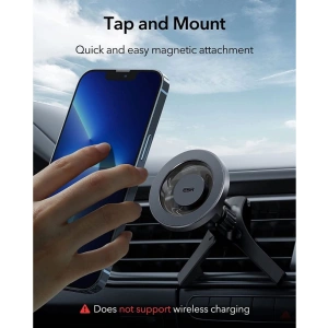 Hurtownia GSM - [OUTLET] Suport auto ESR Halolock Magnetic MagSafe Vent Car Mount Gri Metalic - OT-643 - {ean13} - Hurt