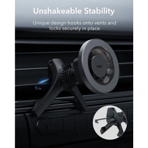 Hurtownia GSM - [OUTLET] Suport auto ESR Halolock Magnetic MagSafe Vent Car Mount Gri Metalic - OT-643 - {ean13} - Hurt