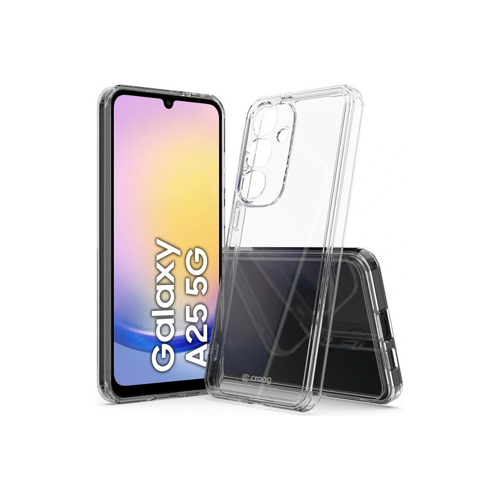 Hurtownia GSM - Etui Crong Crystal Shield Kryt Samsung Galaxy A25 5G průhledný - CRG742 - {ean13} - Hurt