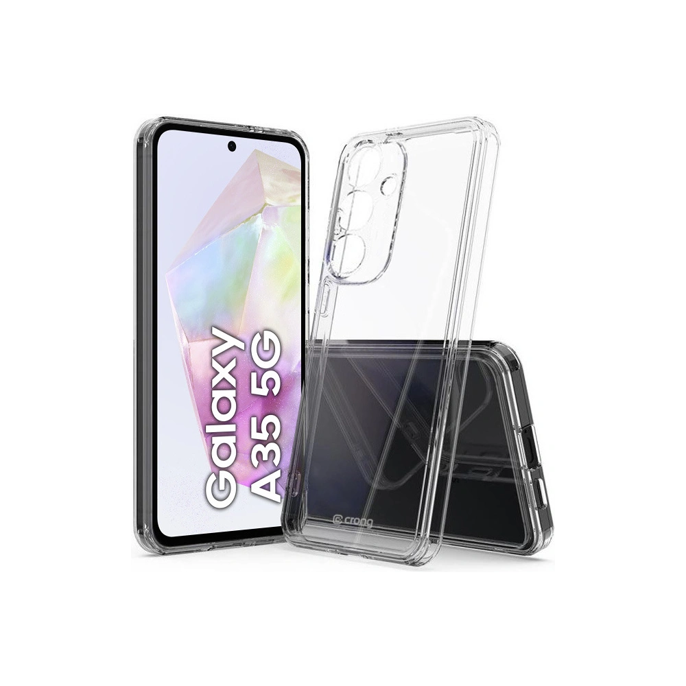 Hurtownia GSM - Etui Crong Crystal Shield Cover Samsung Galaxy A35 5G przezroczysty - CRG743 - {ean13} - Hurt