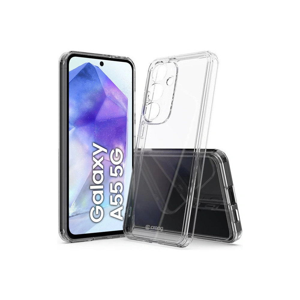 Hurtownia GSM - Etui Crong Crystal Shield Cover Samsung Galaxy A55 5G transparent - CRG744 - {ean13} - Hurt