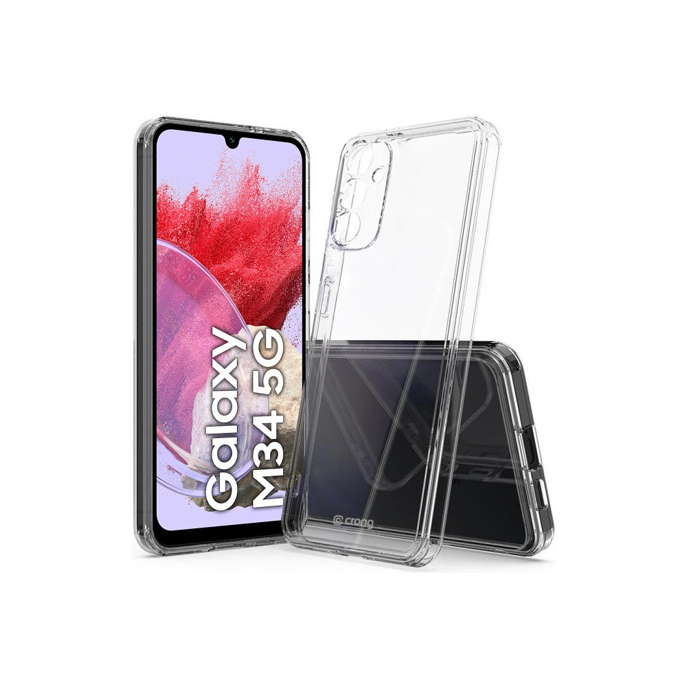 Hurtownia GSM - Etui Crong Crystal Shield Kryt Samsung Galaxy M34 5G průhledný - CRG746 - {ean13} - Hurt