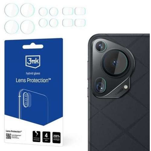 Hurtownia 3MK - 5903108569620 - 3MK5993 - Szkło hybrydowe na obiektyw aparatu 3MK Lens Protect Huawei Pura 70 Ultra [4 PACK] - B2B homescreen