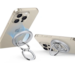 Hurtownia GSM - Uchwyt pe deget ESR Halolock MagSafe Phone Ring Stand Silver - ESR798 - {ean13} - Hurt
