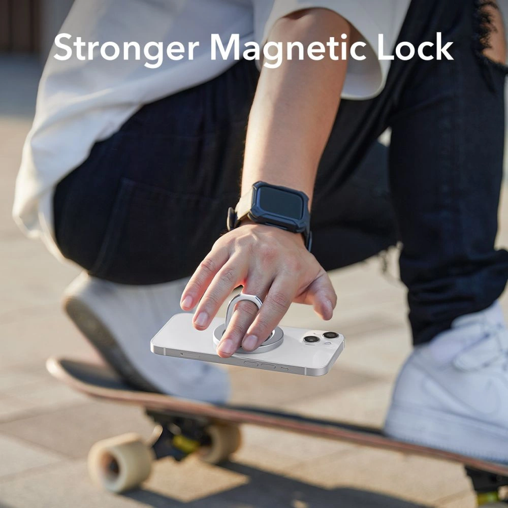 Wholesale ESR Halolock MagSafe Phone Ring Stand Silver - ESR798 - {ean13} - Hurt