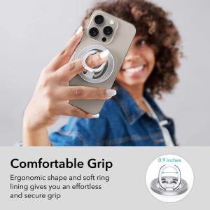 Fingerhalter ESR Halolock MagSafe Telefonringständer mit Strass