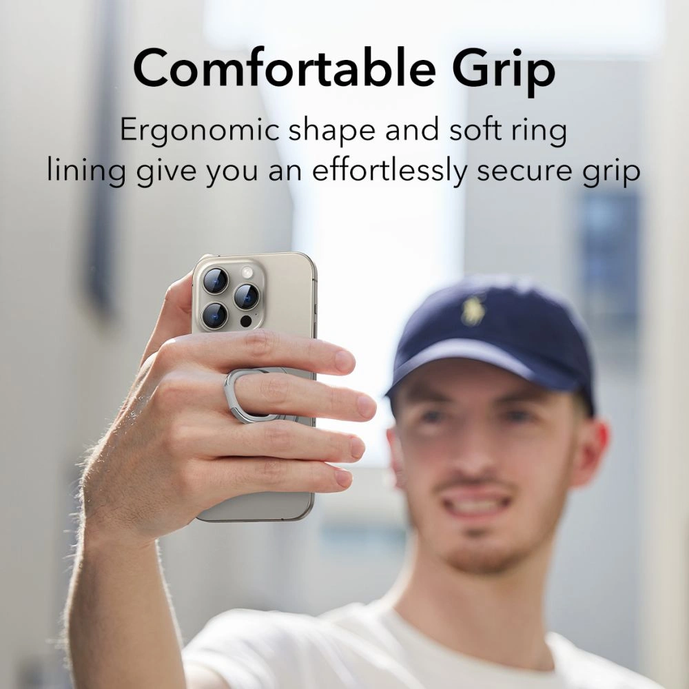 Hurtownia GSM - Ujjra szerelhető ESR Halolock MagSafe Telefon Gyűrű Állvány Titán - ESR800 - {ean13} - Hurt