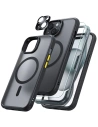 Hurtownia GSM - Sada pouzdra + sklo na displej + ochrana objektivu ESR Classic Pro Set Halolock MagSafe Apple iPhone 15 Frosted Black - ESR801 - {ean13} - Hurt