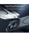 Hurtownia GSM - Sada pouzdra + sklo na displej + ochrana objektivu ESR Classic Pro Set Halolock MagSafe Apple iPhone 15 Frosted Black - ESR801 - {ean13} - Hurt