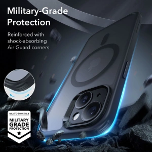 Hurtownia GSM - Set husă + sticlă pentru ecran + protecție pentru obiectiv ESR Classic Pro Set Halolock MagSafe Apple iPhone 15 Frosted Black - ESR801 - {ean13} - Hurt