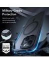 Hurtownia GSM - Sada pouzdra + sklo na displej + ochrana objektivu ESR Classic Pro Set Halolock MagSafe Apple iPhone 15 Frosted Black - ESR801 - {ean13} - Hurt