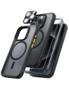 Hurtownia GSM - Set husă + sticlă pentru ecran + protecție pentru obiectiv ESR Classic Pro Set Halolock MagSafe Apple iPhone 15 Pro Frosted Black - ESR803 - {ean13} - Hurt