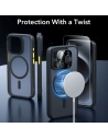 Hurtownia GSM - Zestaw etui + szkło na ekran + osłona na obiektyw ESR Classic Pro Set Halolock MagSafe Apple iPhone 15 Pro Max Frosted Black - ESR804 - {ean13} - Hurt