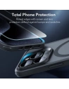 Hurtownia GSM - Zestaw etui + szkło na ekran + osłona na obiektyw ESR Classic Pro Set Halolock MagSafe Apple iPhone 15 Pro Max Frosted Black - ESR804 - {ean13} - Hurt