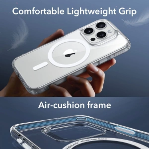 Hurtownia GSM - Set husă + sticlă pentru ecran + protecție pentru obiectiv ESR Classic Pro Set Halolock MagSafe Apple iPhone 15 Pro Max Clear - ESR805 - {ean13} - Hurt