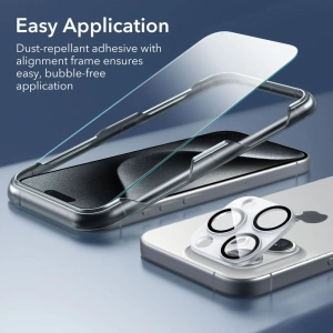 Hurtownia GSM - Set husă + sticlă pentru ecran + protecție pentru obiectiv ESR Classic Pro Set Halolock MagSafe Apple iPhone 15 Pro Max Clear - ESR805 - {ean13} - Hurt