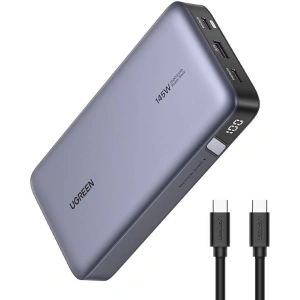 Hurtownia GSM - Powerbank 25000mAh UGREEN PB205, USB-A, 2xUSB-C 145W PD grau - UGR1831 - {ean13} - Hurt