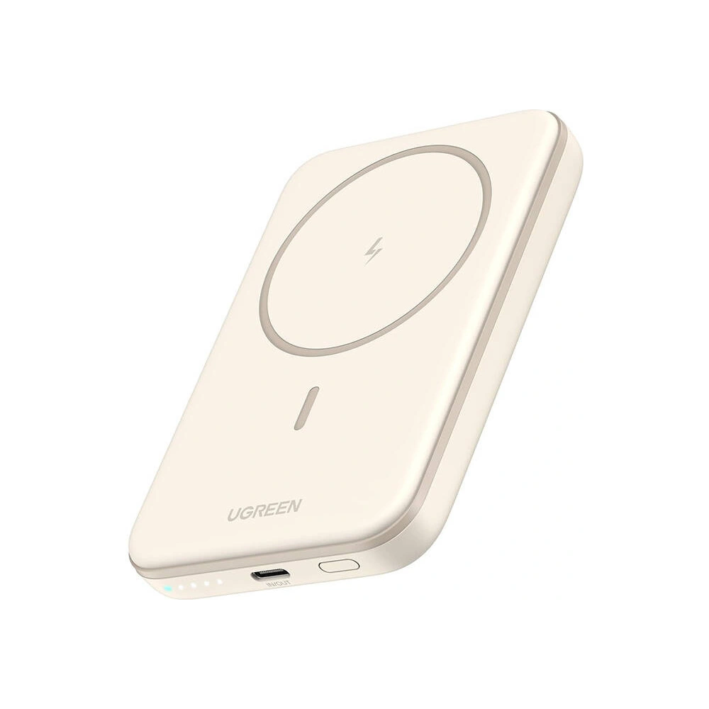 Hurtownia GSM - Magnetická powerbanka 5000mAh UGREEN PB560 USB-C 15W béžová - UGR1832 - {ean13} - Hurt