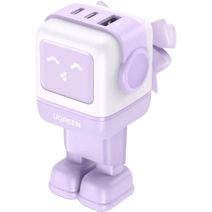 Hurtownia GSM - UGREEN Nexode Robot GaN hálózati töltő 2xUSB-A, USB-C 65W lila - UGR1834 - {ean13} - Hurt