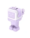 UGREEN Nexode Robot GaN Netzladegerät 2xUSB-A, USB-C 65W lila