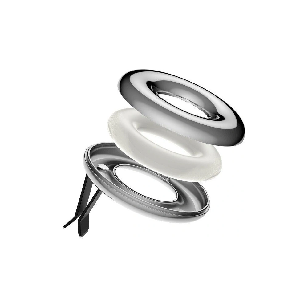 Wholesale Baseus Circle Car Air Freshener Holder Silver - BSU669SLV - {ean13} - Hurt