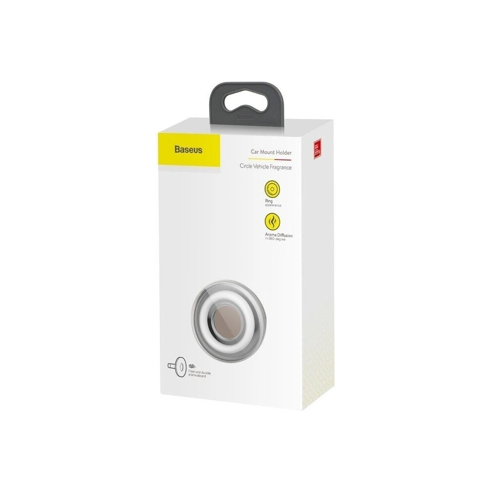 Wholesale Baseus Circle Car Air Freshener Holder Silver - BSU669SLV - {ean13} - Hurt