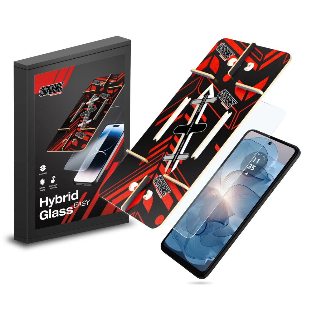 Hurtownia GSM - GrizzGlass HybridGlass Easy pentru Motorola Moto G34 - GRZ9999 - {ean13} - Hurt