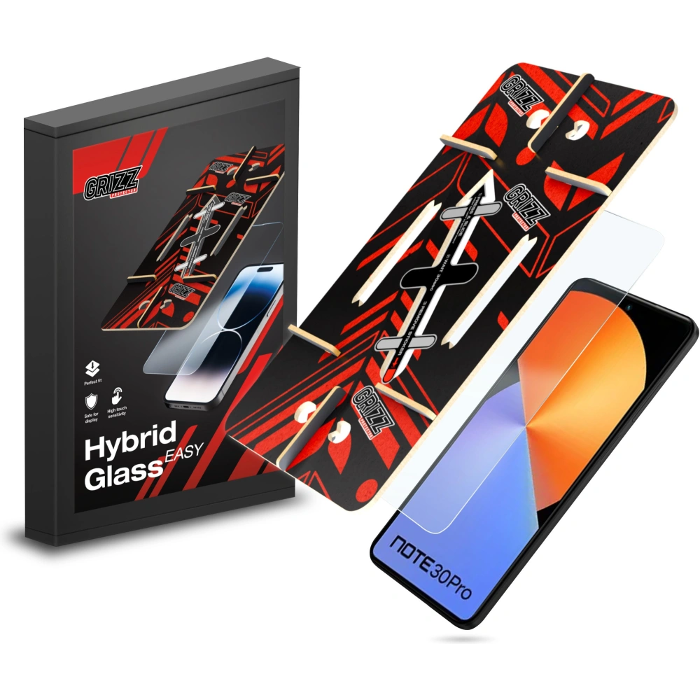 Hurtownia GSM - GrizzGlass HybridGlass Easy pentru Infinix Note 30 Pro - GRZ10005 - {ean13} - Hurt