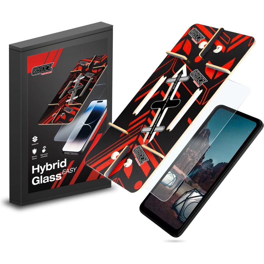 Hurtownia GSM - Hybriertes Glas GrizzGlass HybridGlass Easy für Ulefone Armor 24 - GRZ10007 - {ean13} - Hurt