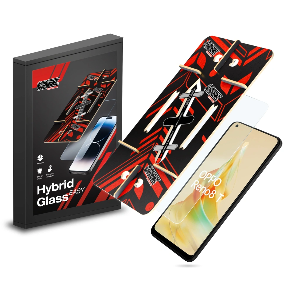 Hurtownia GSM - Szkło hybrydowe GrizzGlass HybridGlass Easy do Oppo Reno 8T - GRZ10013 - {ean13} - Hurt
