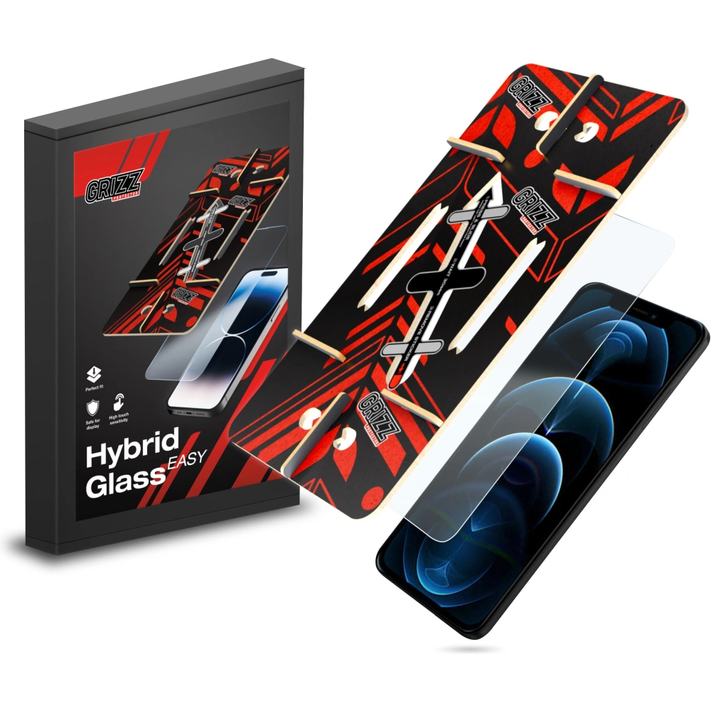 Hurtownia GSM - GrizzGlass HybridGlass Easy pentru Apple iPhone 12 Pro Max - GRZ10021 - {ean13} - Hurt