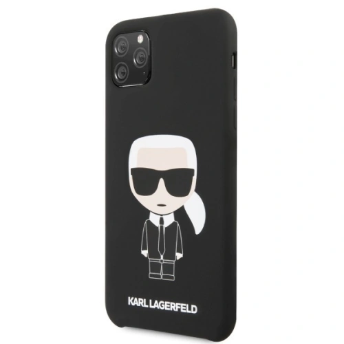Karl Lagerfeld KLHCN65SLFKBK iPhone 11 Pro Max  hardcase czarny/black Silicone Iconic