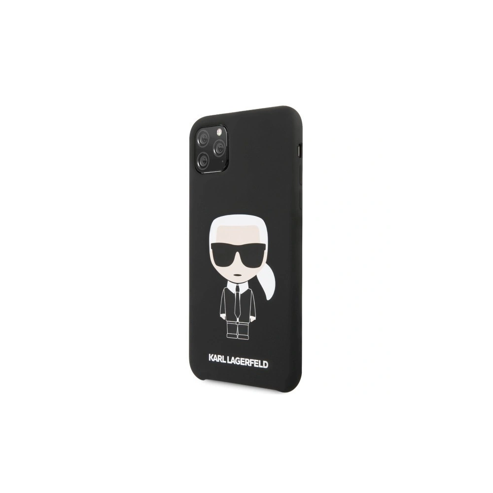 Hurtownia GSM - Karl Lagerfeld KLHCN65SLFKBK iPhone 11 Pro Max hardcase czarny/black Silicone Iconic - KLD181BLK - {ean13} - Hurt