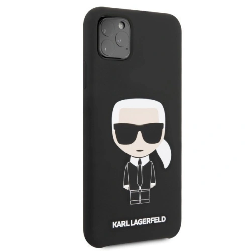 Karl Lagerfeld KLHCN65SLFKBK iPhone 11 Pro Max  hardcase czarny/black Silicone Iconic